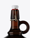 3L Amber Glass Bottle With Handle & Clamp Lid Mockup