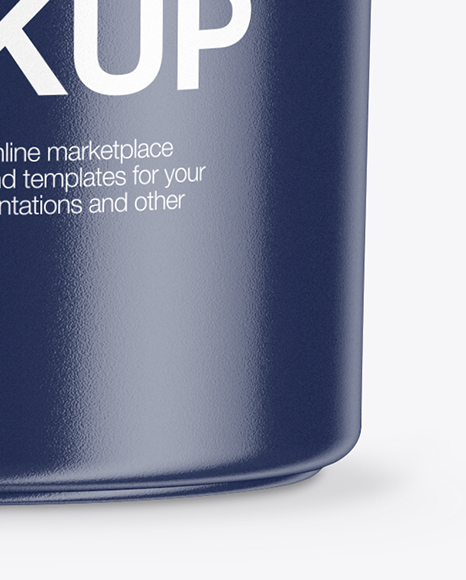 Matte Sport Bottle Mockup