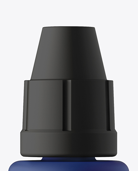 Matte Plastic Dropper Bottle Mockup