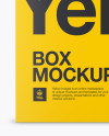 Matte Paper Box with Hang Tab Mockup - Front View