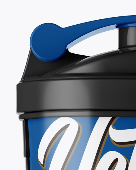 Glossy Shaker Bottle Mockup