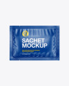 Glossy Sachet Mockup