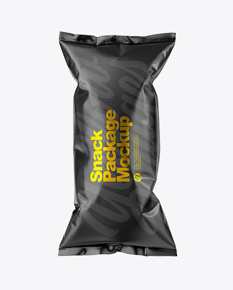 Glossy Snack Package Mockup