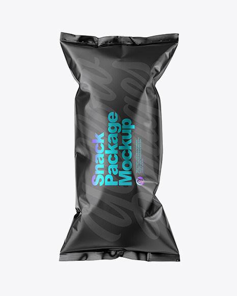 Glossy Snack Package Mockup