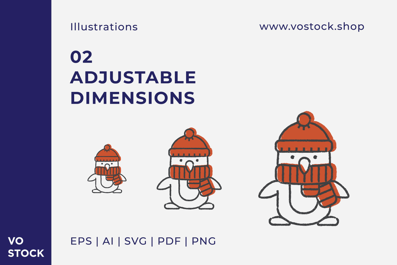 Christmas Characters Vector Illustrations Christmas Characters Vector Illustrations