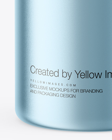 Metallic Bottle Mockup