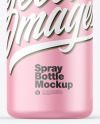 Matte Spray Bottle Mockup