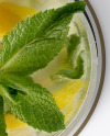 Mojito Cocktail w/ Coaster Mockup
