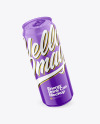 500ml Glossy Drink Can Mockup