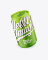 250ml Matte Drink Can Mockup