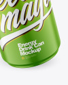 250ml Matte Drink Can Mockup