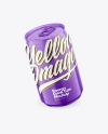 250ml Glossy Drink Can Mockup