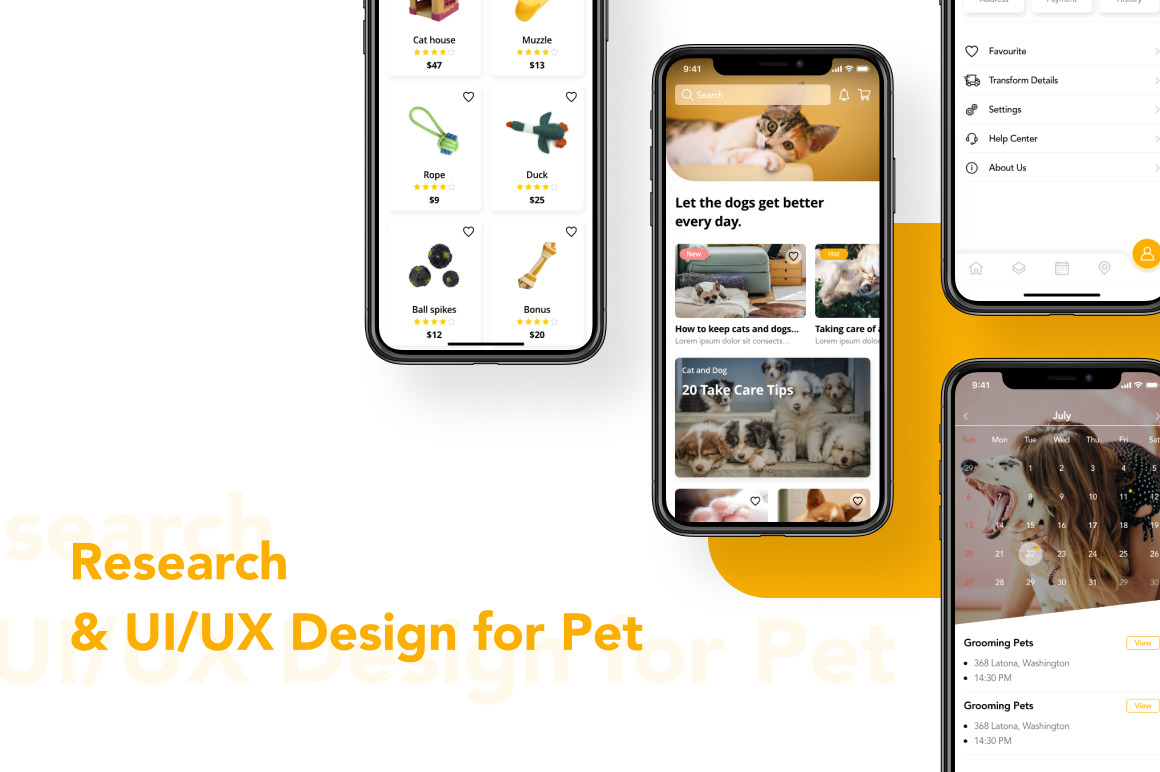 Pedoz - Pet Service App UI Kit Pedoz - Pet Service App UI Kit