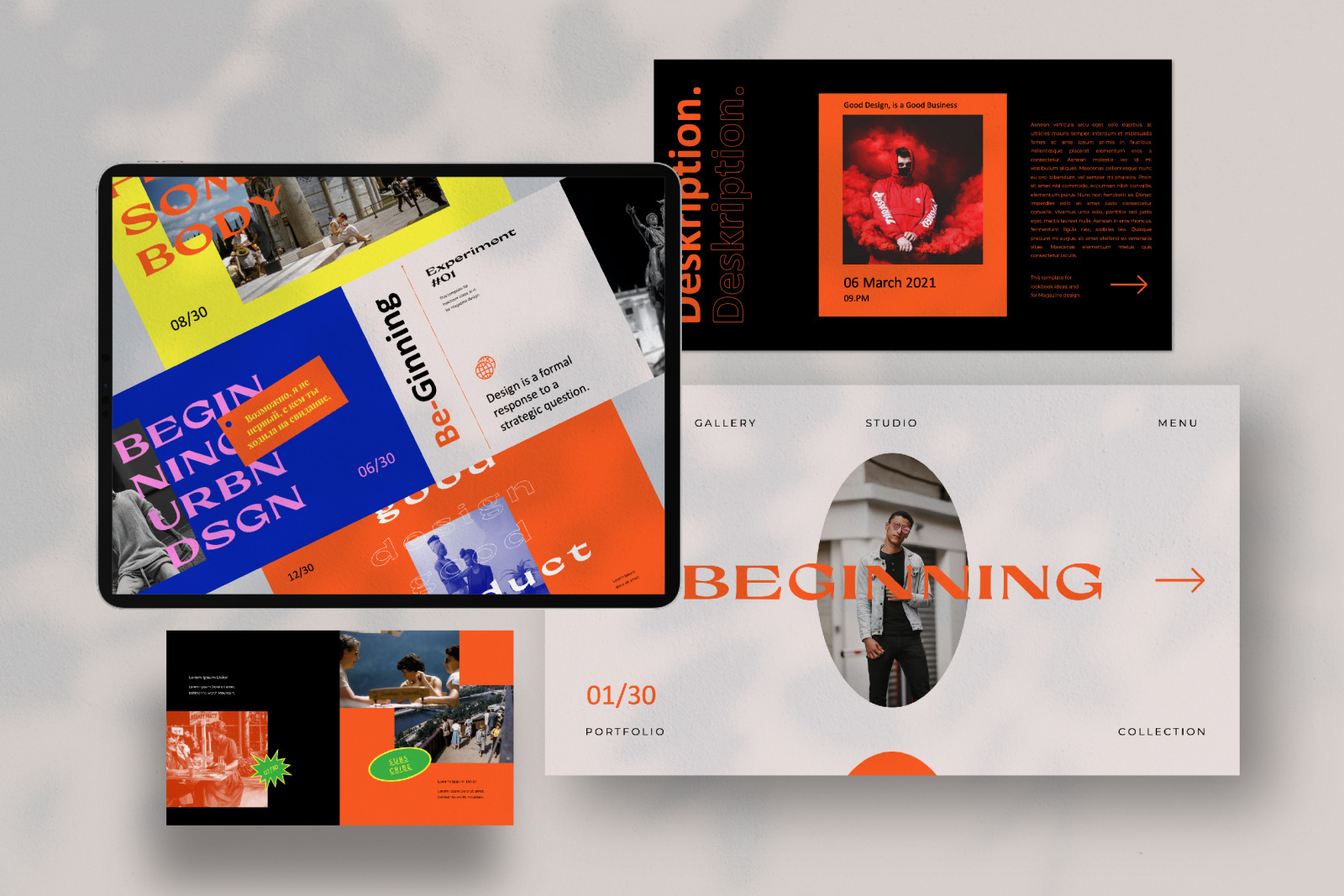 BEGINNING - Powerpoint Template