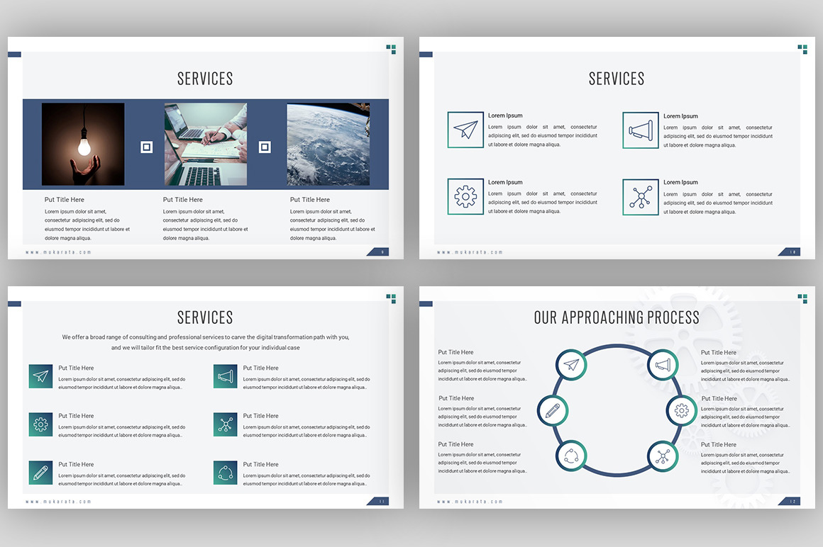 Mukarata - Modern Company Presentation Template Mukarata - Modern Company Presentation Template