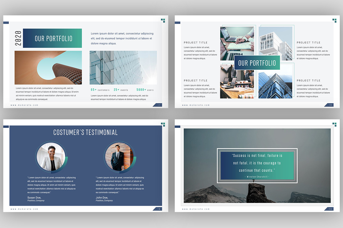 Mukarata - Modern Company Presentation Template Mukarata - Modern Company Presentation Template