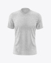 Melange Men’s V-Neck T-Shirt Mockup