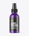 Glossy Spray Bottle Mockup