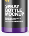 Glossy Spray Bottle Mockup