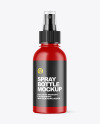 Matte Spray Bottle Mockup