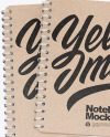 Two Craft Notebooks Mockup