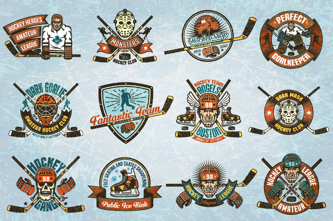 Hockey Logo Bundle Hockey Logo Bundle