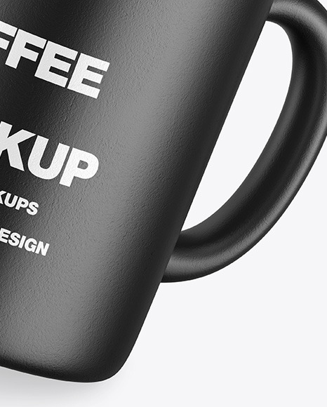 Ceramic Coffee Cup w/ Splash Mockup