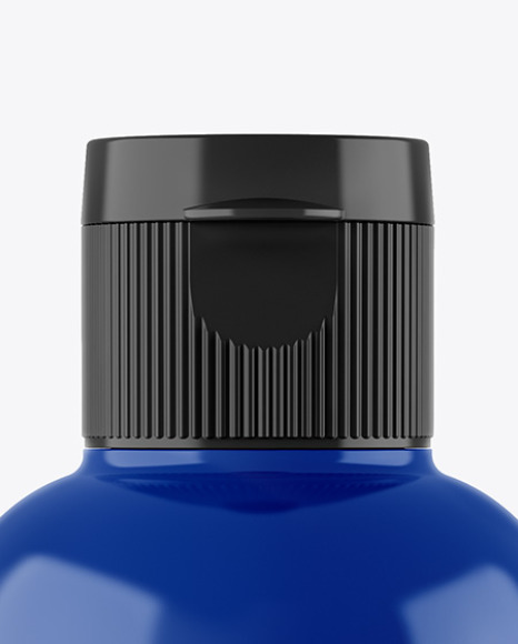 Glossy Plastic Bottle Mockup