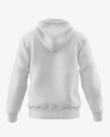 Melange Hoodie Mockup - Back View