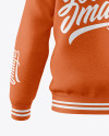 Melange Hoodie Mockup - Back View