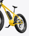 Fat Bike Mockup - Left Half Side View