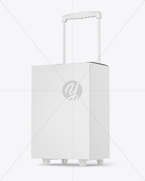 Paper Trolley Box Mockup