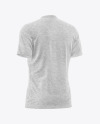 Melange Men’s V-Neck T-Shirt Mockup