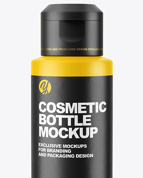 Matte Cosmetic Bottle Mockup