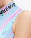 Female Body in Bodysuit Mockup