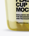 Plastic Cup with Yogurt and Pear Mockup