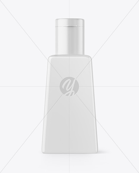 Glossy Plastic Bottle Mockup