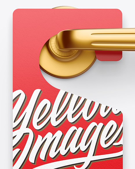 Door Hanger Mockup