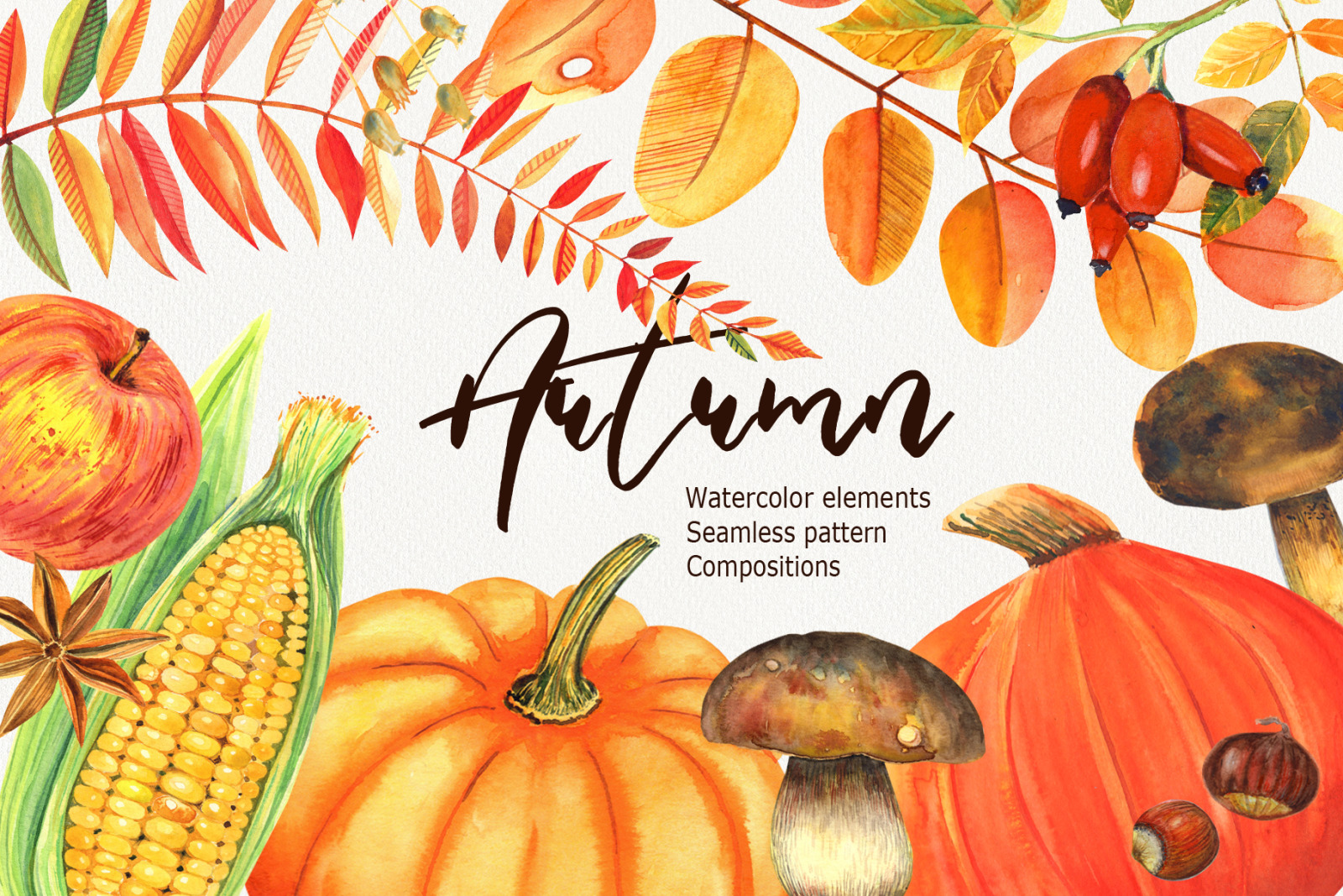 Watercolor Autumn Watercolor Autumn