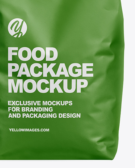 Matte Food Package Mockup