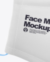 Face Mask with Strap Adjusters Mockup