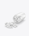 Clear Pills Bottle Mockup