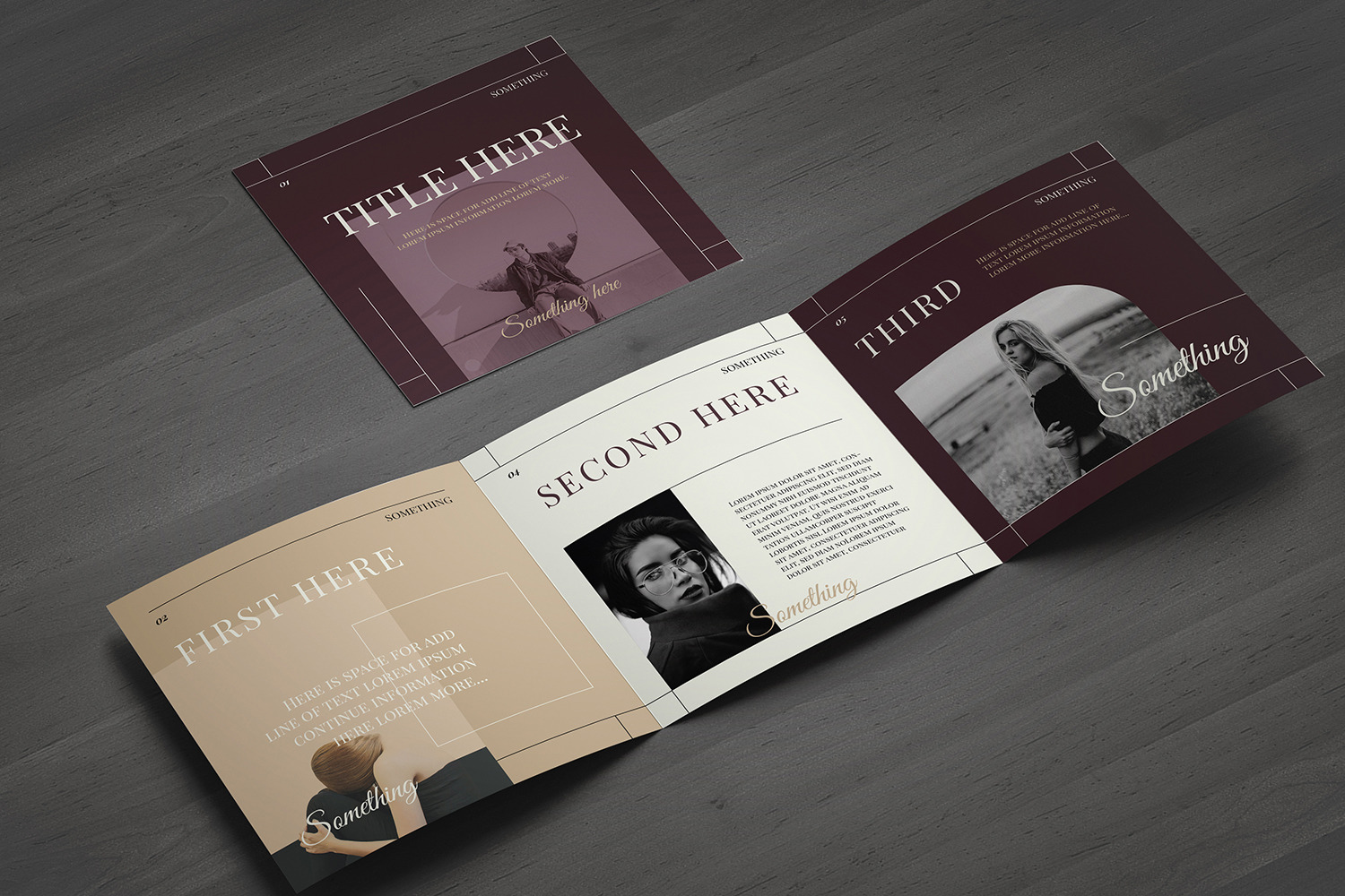 Fashion Square Trifold Brochure Fashion Square Trifold Brochure