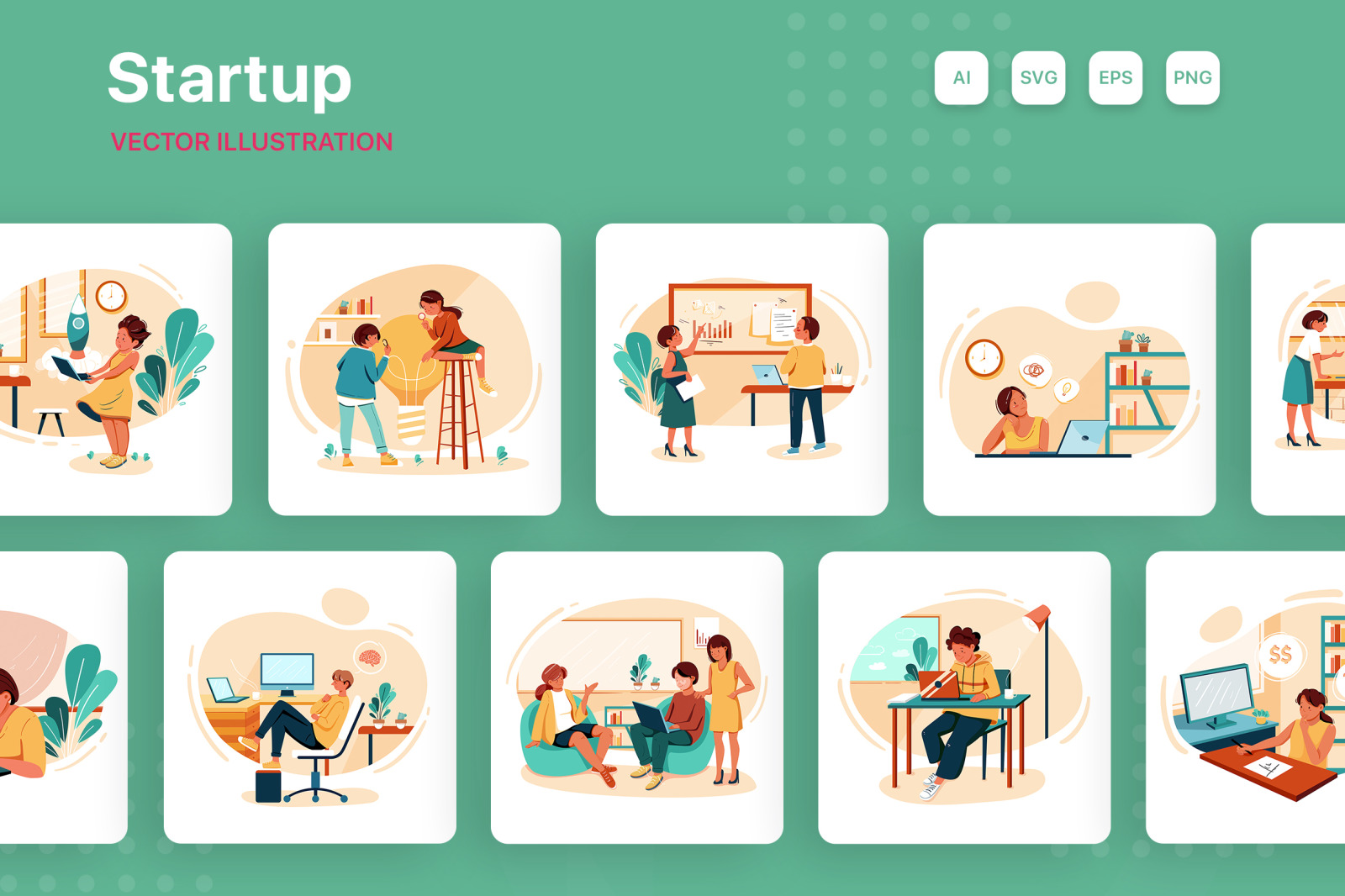 M167_Startup Illustration Pack