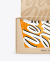 Kraft Display Box & Snack Bars Mockup