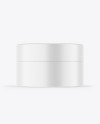 Matte Cosmetic Jar Mockup