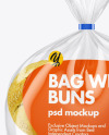 Bag with Kaiser Buns Mockup