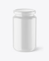 Glossy Jar Mockup