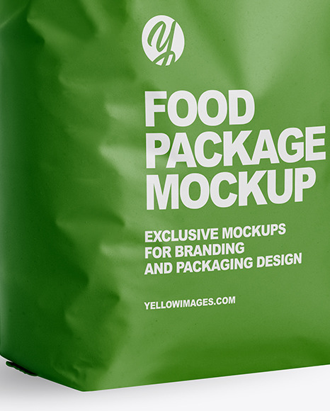 Matte Food Package Mockup