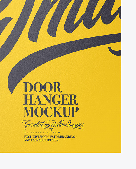 Door Hanger Mockup